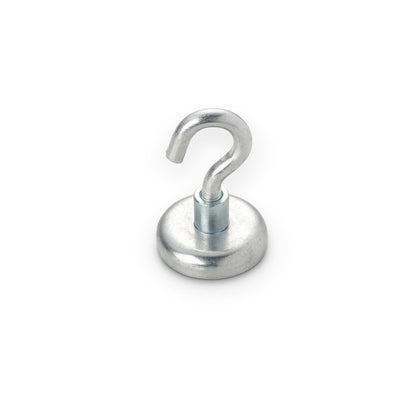 Neodymium Pot with Hook, 32mm Diameter x 44mm