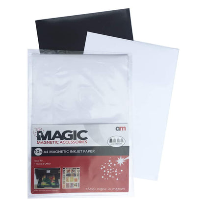 A4 Magnetic Inkjet Paper, Pack of 10 Sheets