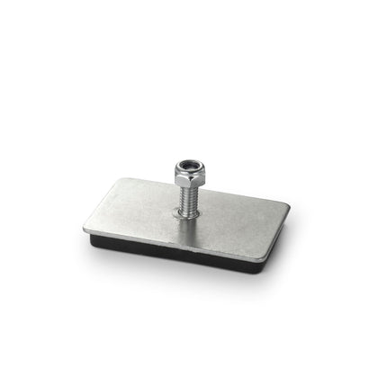 Magnetic Neodymium Pad 1 with M6 Stud & Nut, 16mm Long