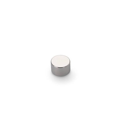 Neodymium Disc Magnet with Plastic Spacers, 10mm Diameter x 6mm N35 Nickel Plated (A)