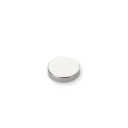 Neodymium Disc Magnet, 15mm Diameter x 3mm N35 Nickel Plated (A)