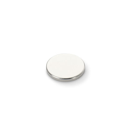 Neodymium Disc Magnet with Plastic Spacers, 18mm Diameter x 2mm N35 Nickel Plated (A)