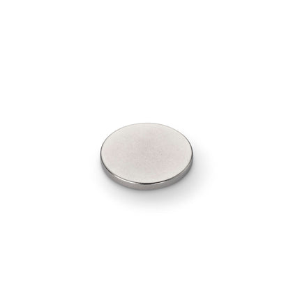 Neodymium Disc Magnet with Plastic Spacers, 20mm Diameter x 2mm N35 Nickel Plated (A)