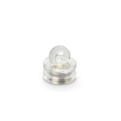 Hook Magnet, Neodymium 16mm Diameter x 8.5mm in Clear Plastic Shell